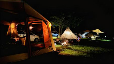 キャンプ場,消灯時間,何時,22時,やってはいけない,画像